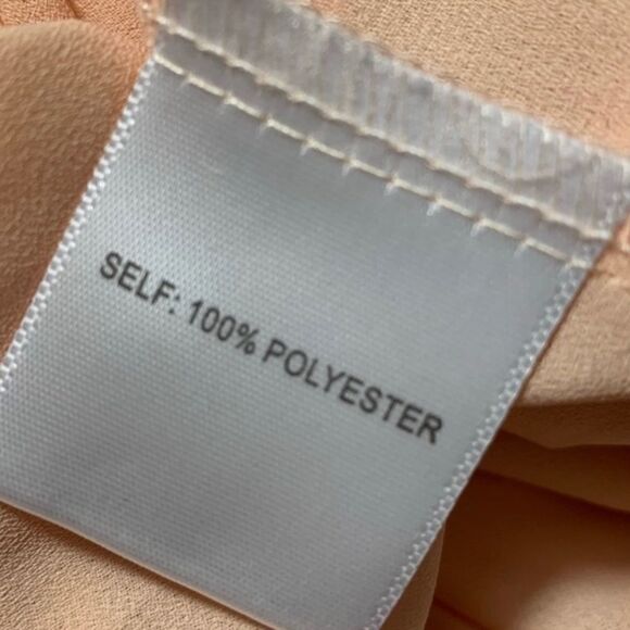 Rose & Olive Peach Long Sleeve Tunic Sz L - Picture 5 of 6